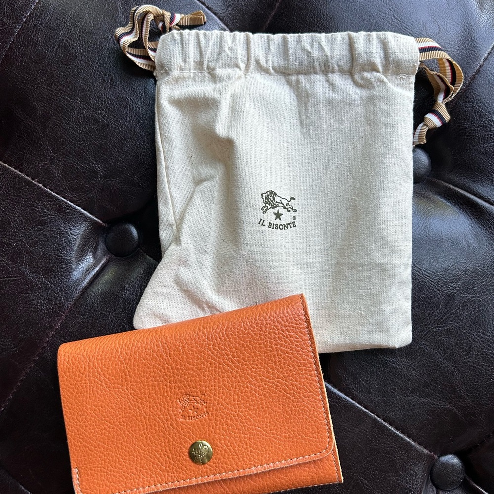 Il Bisonte Alberese Wallet in Caramel